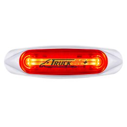 4 LED LIGHTTRACK Light (Clearance/Marker) - Red LED/Red Lens - United Pacific 36816