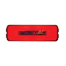 10 LED Rectangular GloLight (Clearance/Marker) - Red LED/Red Lens - United Pacific 36993B