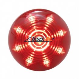 9 LED 2" Round Beehive Light (Clearance/Marker) - Red LED/Red Lens - United Pacific 38169B
