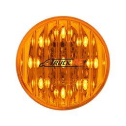 9 LED 2" Round Light (Clearance/Marker) - Amber LED/Amber Lens - United Pacific 38170