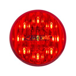 9 LED 2" Round Light (Clearance/Marker) - Red LED/Red Lens - United Pacific 38171