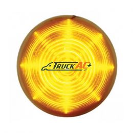 13 LED 2-1/2" Round Beehive Light (Clearance/Marker) - Amber LED/Amber Lens - United Pacific 38178