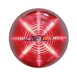 13 LED 2-1/2" Round Beehive Light (Clearance/Marker) - Red LED/Red Lens - United Pacific 38179B