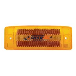 16 LED Rectangular Light (Clearance/Marker) With Reflex Lens - Amber LED/Amber Lens - United Pacific 38253