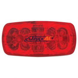 14 LED Reflector Rectangular Light (Clearance/Marker) - Red LED/Red Lens - United Pacific 38315