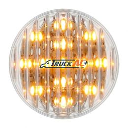 13 LED 2-1/2" Round Light (Clearance/Marker) - Amber LED/Clear Lens - United Pacific 38364