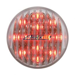 13 LED 2-1/2" Round Light (Clearance/Marker) - Red LED/Clear Lens - United Pacific 38365