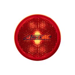 8 LED 2-1/2" Round Reflectorize Light Kit (Clearance/Marker) - Red LED/Red Lens - United Pacific 38456BRK