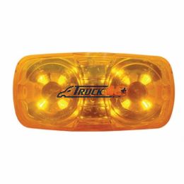 12 LED 4" X 2" Rectangular Light (Clearance/Marker) - Amber LED/Amber Lens - United Pacific 38610B