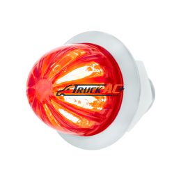 2 LED Dual Function 1-1/8" Watermelon Light (Clearance/Marker) - Red LED/Red Lens - United Pacific 39228