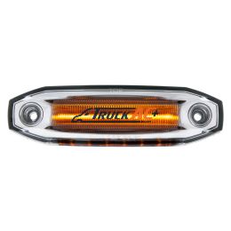 6 Amber LED Light (Clearance/Marker) With 6 Amber LED Side Ditch Light - United Pacific 39299