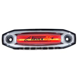 6 Red LED Light (Clearance/Marker) With 6 White LED Side Ditch Light - United Pacific 39302