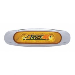 4 LED Reflector Light (Clearance/Marker) - Amber LED/Amber Lens - United Pacific 39398