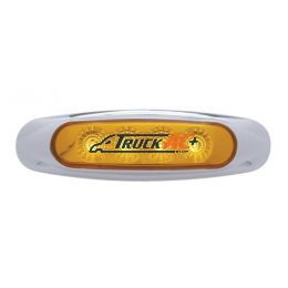 4 LED Reflector Light (Clearance/Marker) - Amber LED/Amber Lens - United Pacific 39398B