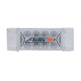 13 LED Reflector Rectangular Light (Clearance/Marker) - Amber LED/Clear Lens - United Pacific 39594
