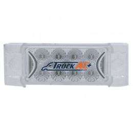 13 LED Reflector Rectangular Light (Clearance/Marker) - Red LED/Clear Lens - United Pacific 39595