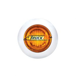 3 LED 3/4" Mini Light With Bezel (Clearance/Marker) - Amber LED/Amber Lens - United Pacific 39932