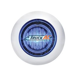 3 LED 3/4" Mini Light With Bezel (Clearance/Marker) - Blue LED/Clear Lens - United Pacific 39936