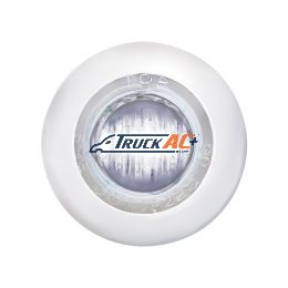 3 LED 3/4" Mini Light With Bezel (Clearance/Marker) - White LED/Clear Lens - United Pacific 39937