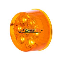 7 LED 2" Round Light (Clearance/Marker) - Amber LED/Amber Lens - United Pacific 39984