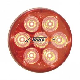 7 LED 2" Round Light (Clearance/Marker) - Red LED/Red Lens - United Pacific 39985