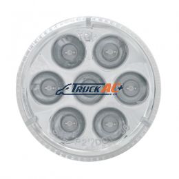 7 LED 2" Round Light (Clearance/Marker) - Amber LED/Clear Lens - United Pacific 39986