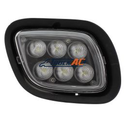 A06-51908-001, 6 LED Fog Light For 2008-2017 Freightliner Cascadia - Passenger -Competition Series - United Pacific 31099
