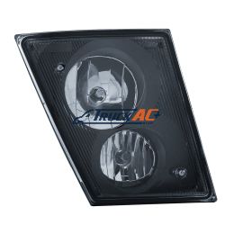 20737497 Black Fog/Driving Light Assembly For 2003-2017 Volvo VN/VNL - Passenger - United Pacific 32356