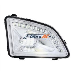 18 LED Chrome Projector Fog Light With Position Light For 2018-2024 Volvo VNL - Passenger/Right - United Pacific 35858
