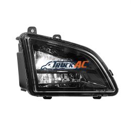 82775828 Black LED Driving & Fog Light For 2018-2024 Volvo VNL - Passenger -Competition Series - United Pacific 35864
