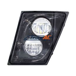 82780931, 20737500, 20546123, 2 High Power LED Black Driving Light & Fog Light For 2003-2017 Volvo VNL - Driver/Left - United Pacific 35907