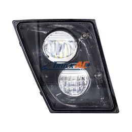 82780933, 20737501, 20546125, 2 High Power LED Black Driving Light & Fog Light For 2003-2017 Volvo VNL - Passenger/Right - United Pacific 35908