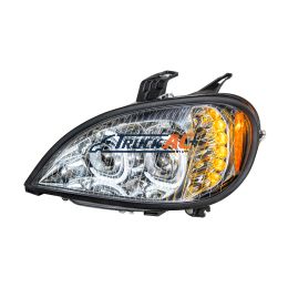 High Power LED Chrome Projection Headlight For 2001-2020 Freightliner Columbia - Driver - United Pacific 31090