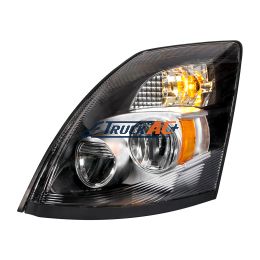 20359833, 20496653, 2081707, 20835984, 82329124, 82329590 High Power LED Chrome Headlight for 2003-2017 Volvo VN/VNL - Driver - United Pacific 31094