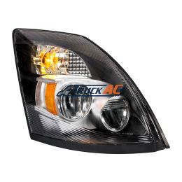 20359834, 20496654, 20817108, 20835985, 82329127, 82329592 High Power LED Chrome Headlight For 2003-2017 Volvo VN/VNL - Passenger - United Pacific 31095