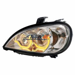 Chrome Projection Headlight With Dual Function Light Bar For 2001-2020 Freightliner Columbia - Driver - United Pacific 31187