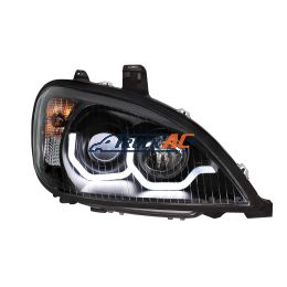 Blackout Projection Headlight With LED Position Light For 2001-2020 Freightliner Columbia - Passenger - United Pacific 31255