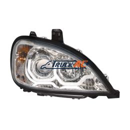 Chrome Projection Headlight With LED Position Light For 2001-2020 Freightliner Columbia - Passenger - United Pacific 31257