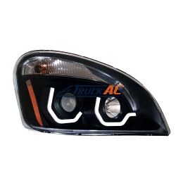 A06-51907-007 Blackout Projection Headlight With White LED Position Light For 2008-2017 Freightliner Cascadia - Passenger - United Pacific 31271