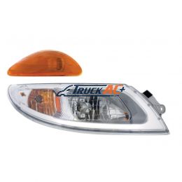 3574388C91 Headlight With Turn Signal For International Durastar (2002-2018) & MV (2019-2022) - Passenger - United Pacific 31277