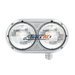 Headlight Assembly With Halogen Bulbs & 304 SS Housing For Peterbilt 359 - Passenger - United Pacific 32187