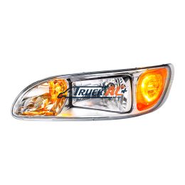 16-09190-L Headlight For 2008+ Peterbilt 382/384/386/387 - Driver - Competition Series - United Pacific 35769