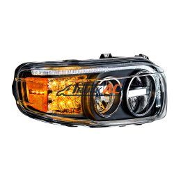 Blackout LED Headlight With LED Turn & Position Light Bar For 2008-2023 Peterbilt 389- Passenger - United Pacific 35797