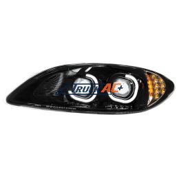 3596016C94 Blackout LED Headlight For 2006-2017 International Prostar - Driver - United Pacific 35869