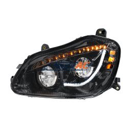 P54-6164-100 High Power 45 LED Blackout Headlight With Sequential Turn Signal For 2013-2021 Kenworth T680-Driver - United Pacific 35891