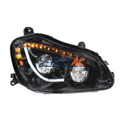 P54-6164-100R High Power 45 LED Blackout Headlight With Sequential Turn Signal For 2013-2021 Kenworth T680-Passenger - United Pacific 35892