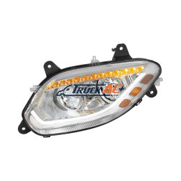 Chrome 86 LED Headlight For 2018-2025 International LT- Driver - United Pacific 36066