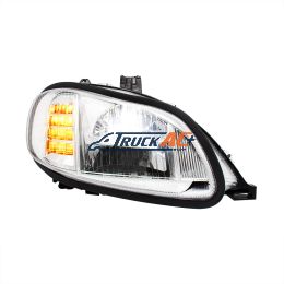 Chrome High Power Full LED Headlight For 2003-2024 Freightliner M2-Passenger - United Pacific 32909