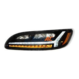 Blackout 6 LED Headlight For Peterbilt 386 (2006-2016) & 387 (2000-2011)- Driver - United Pacific 32930