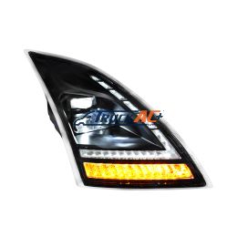 Blackout Full LED Headlight With LED Turn Signal and DRL For 2018-2024 Volvo VNL-Passenger - United Pacific 32943